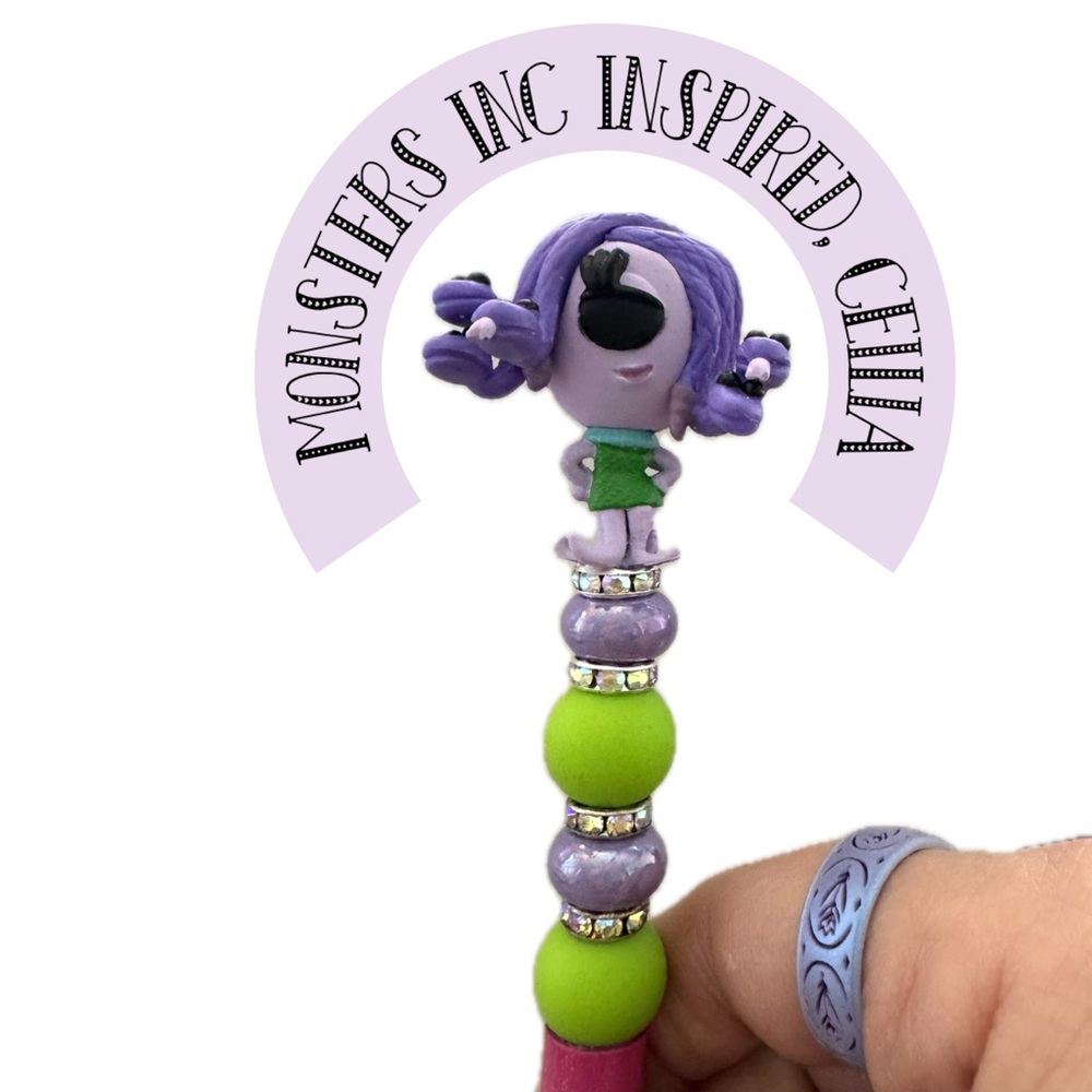 Handmade pen featuring Funko Ceilia